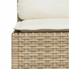 vidaXL 11-delige Tuinset met kussens poly rattan beige