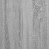 vidaXL Keukentrolley 53x20x76 cm bewerkt hout grijs sonoma eiken