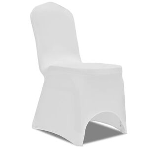 vidaXL Stoelhoes Stretch Wit (50 stuks)