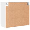 vidaXL Schoenenkast met plank Wit 77,5 x 30 x 67 cm Bewerkt hout