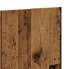 vidaXL Hoofdbord wandmodel 240x1,5x80 cm bewerkt hout oud houtkleurig