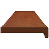 vidaXL Raamsokkel Bruin Hout 140 x 25 x 4,5 cm PVC