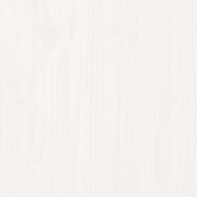 vidaXL Tuintafel 159,5x82,5x76 cm massief grenenhout wit