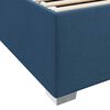 vidaXL Bedframe met matras Blauw 80 x 200 cm Stof