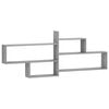 vidaXL Wandplank Grijs Sonoma 168.5 x 17 x 68 cm Bewerkt hout