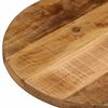 vidaXL Tafelblad ovaal 120x50x2,5 cm massief ruw mangohout