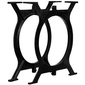 vidaXL Eettafelpoten 2 st O-frame gietijzer