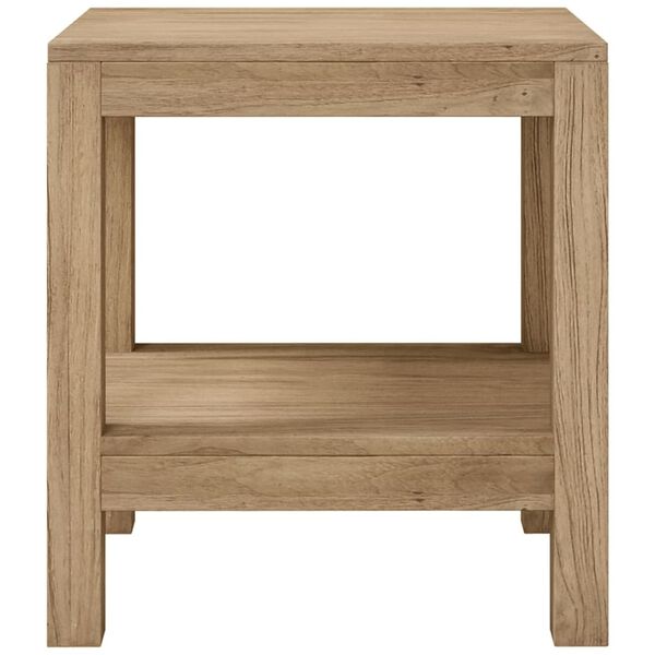 vidaXL Badkamertafel 45x35x45 cm massief teakhout