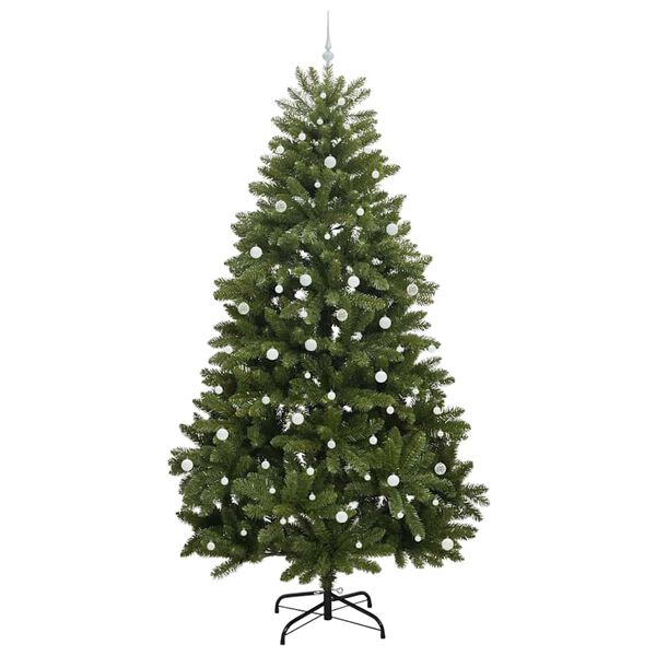 vidaXL Kunstkerstboom met 300 LED Groen 300 cm PVC en Metaal