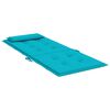 vidaXL Stoelkussens 6 st hoge rug oxford stof turquoise
