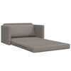 vidaXL Slaapbank 110cm Taupe Stof