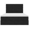 vidaXL Opslag bed met matras met matras Zwart 140 x 190 cm Fluweel