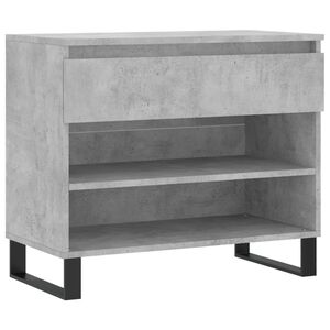vidaXL Schoenenkast 70x36x60 cm bewerkt hout betongrijs