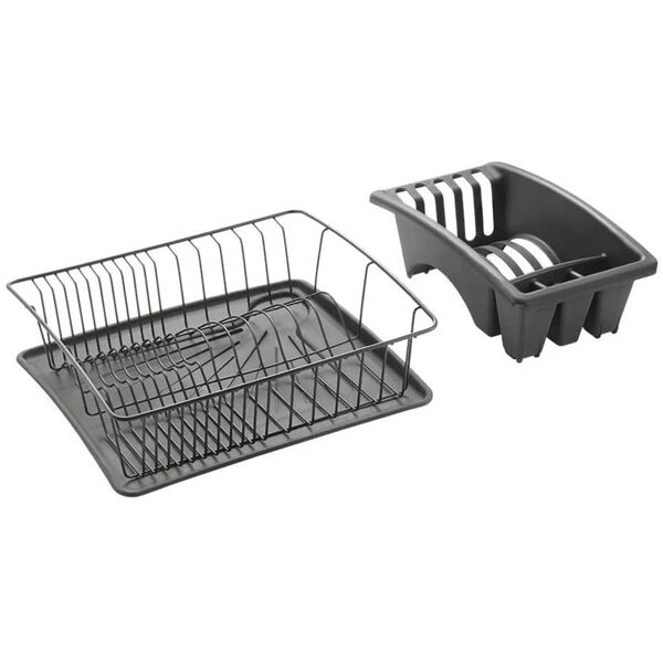 Metaltex Afdruiprek Aquatex Plus Lava zwart