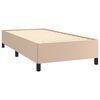 vidaXL Bedframe kunstleer cappuccinokleurig 100x200 cm