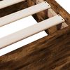 vidaXL Bedframe met lades bewerkt hout gerookt eikenkleurig 90x200 cm