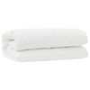 vidaXL Dekbed Set met kussen 2 pcs Wit Microfibre