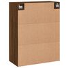 vidaXL Wandkast 69,5x34x90 cm bewerkt hout bruin eikenkleur
