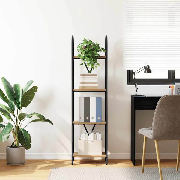 vidaXL Boekenkast Artisan Eiken 40 x 30 x 146 cm Bewerkt hout