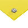 vidaXL Keuken Achterwand 2 pcs Geel 80 x 60 cm gehard glas