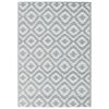 vidaXL Buitenkleed ARAKIL 140x200 cm PP grijs