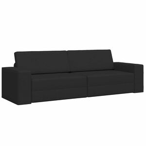 vidaXL Slaapbank Zwart 245 x 78 x 77 cm Stof