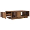 vidaXL Salontafel met lade Oudhout 95 x 55 x 31 cm Bewerkt hout