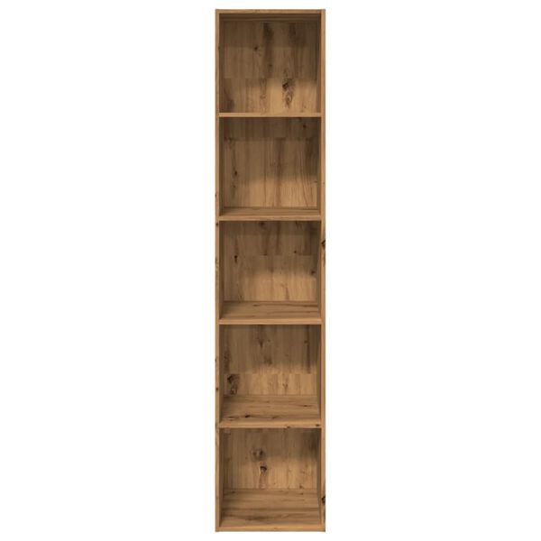 vidaXL Boekenkast 40x30x189 cm bewerkt hout artisanaal eikenkleurig