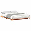 vidaXL Bedframe Wasbruin 160 x 200 cm Massief grenenhout