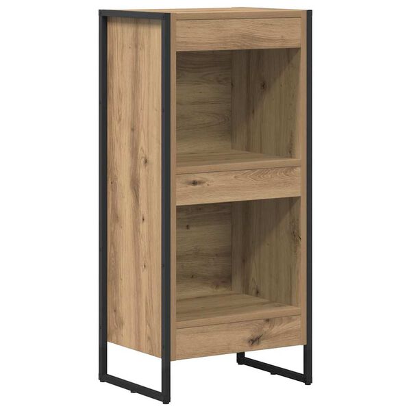 vidaXL Boekenkast Ambachtelijk eiken 80 x 30 x 155 cm Bewerkt hout