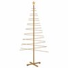 vidaXL Houten kerstboom Bruin 210 cm Bamboe