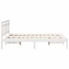 vidaXL Bedframe Wit 140 x 190 cm Massief grenenhout