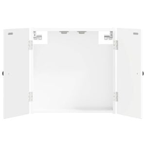 vidaXL Dartbord Kabinet EDE Hoogglans Wit 52,5 x 10,5 x 53,5 cm