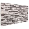 vidaXL Wandpanelen 10 st 100 x 50 cm Donkergrijs en lichtgrijs