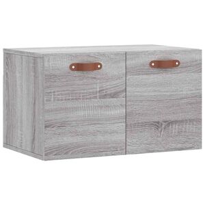 vidaXL Wandkast 60x36,5x35 cm bewerkt hout grijs sonoma eikenkleurig
