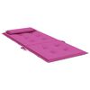 vidaXL Stoelkussens 6 st hoge rug oxford stof roze