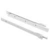 vidaXL Ladegeleider 2 st Wit 300 mm Staal