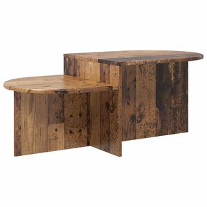 vidaXL Salontafel Oud hout 100 x 50 x 40 cm Bewerkt hout