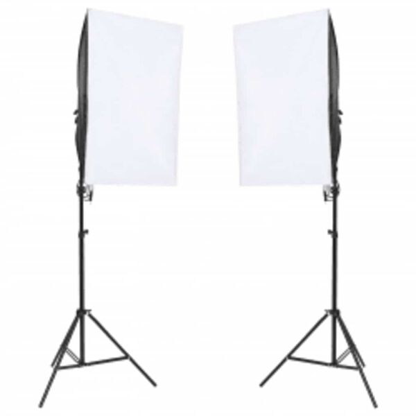 vidaXL Fotostudioset met verlichtingsset, achtergrond en reflector
