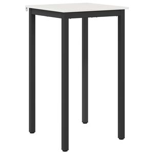 vidaXL Bartafel Wit 60 x 60 x 105 cm Massief grenenhout