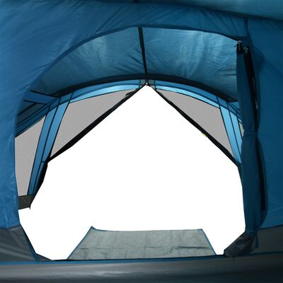 vidaXL Tent 4-persoons waterdicht blauw