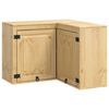 vidaXL Kast SKI HoningBruin 80 x 80 x 60 cm Massief grenenhout