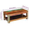 vidaXL Salontafel 90x45x35 cm massief gerecycled hout