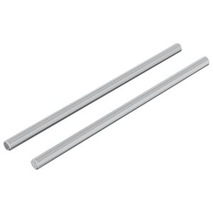 vidaXL Draadstaaf 2 pcs Zilver 6 x 135 mm Staal