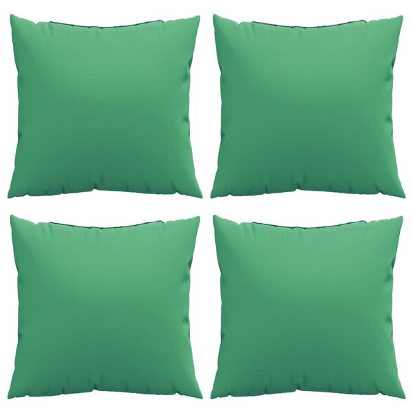 vidaXL Sierkussens 4 st 40x40 cm stof groen