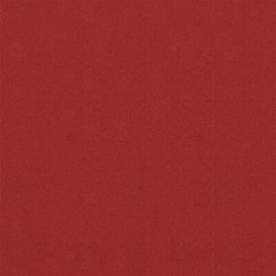 vidaXL Balkonscherm 120x500 cm oxford stof rood