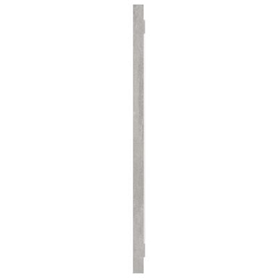 vidaXL Badkamerspiegel 100x1,5x37 cm spaanplaat betongrijs