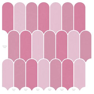 vidaXL Veer Tegel 20 st Roze 30 x 30 cm Polyurethaan en PET