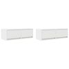 vidaXL Tv-meubelen 2 st 80x31x25,5 cm bewerkt hout wit