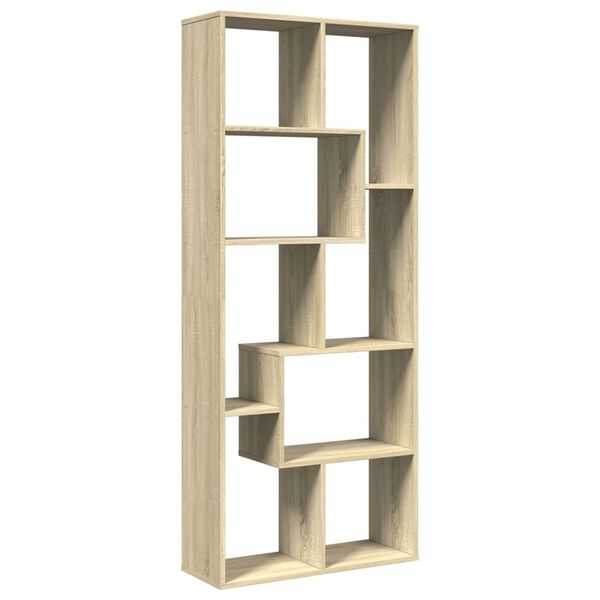 vidaXL Kamerscherm / boekenkast 67x25x161,5 cm hout sonoma eikenkleur